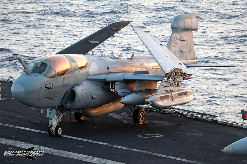 Illustration for article titled The EA-6B Prowler's Last Cruise Is Showcased In These Exclusive Photos
